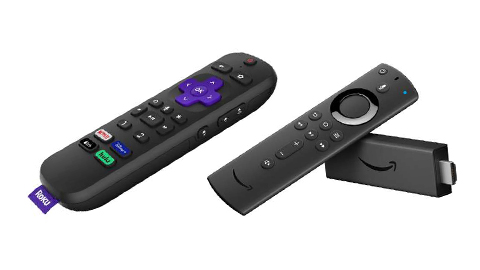 A ROKU and Amazon Firestick